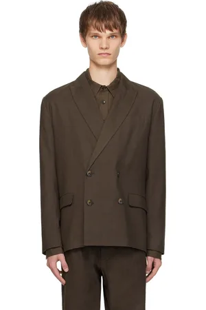 COMMAS Brown Double-Breasted Blazer