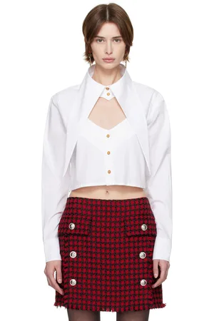 Vivienne Westwood White Cut Off Heart Shirt