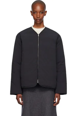 Jil Sander Black Y-Neck Down Jacket