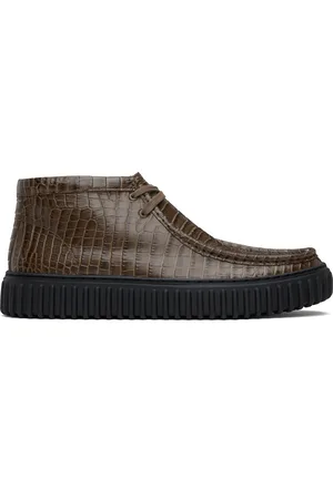 MARTINE ROSE Brown Clarks Edition Torhill Desert Boots