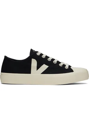 Veja Black Wata II Low Canvas Sneakers