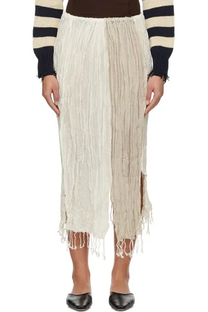 Baserange SSENSE Exclusive Beige Maxi Skirt