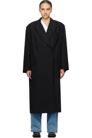 REMAIN Birger Christensen Black Oversized Coat