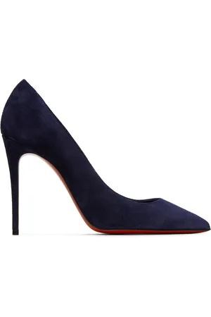 Christian Louboutin Navy Kate 100 Heels