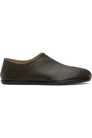 Maison Margiela Brown Tabi Babouches Slip-on Loafers