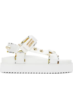 VERSACE White Beach Sandals