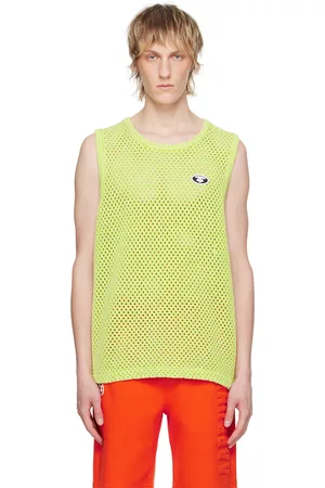 A Bathing Ape Green Patch Tank Top