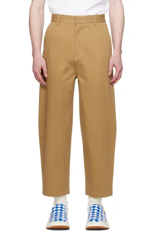 Ader Error Tan Significant Tag Trousers