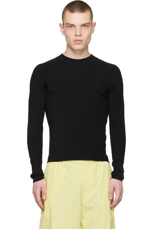 DRIES VAN NOTEN Black Crewneck Sweater