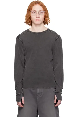 Entire Studios Black Thermal Long Sleeve T-Shirt