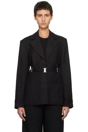 REMAIN Birger Christensen Black Belted Blazer