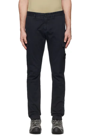Stone Island Navy Organic Broken Twill 