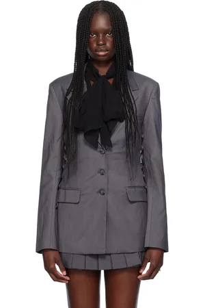DANIELLE GUIZIO Gray Delila Blazer