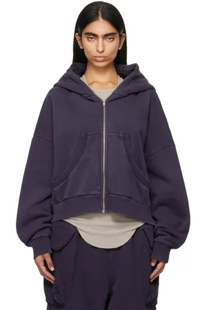 Entire Studios Navy Eternal Zip Hoodie