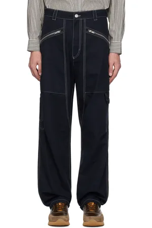 Isabel Marant Navy Farker Trousers