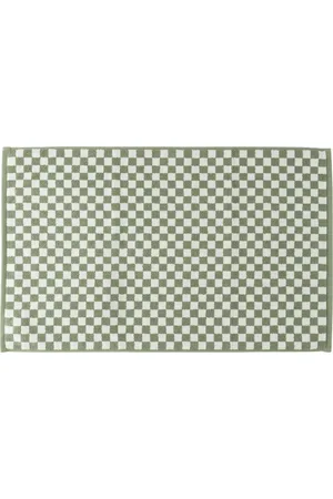 BAINA Green & White Beppu Bath Mat