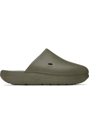 SUICOKE Green Polk Loafers