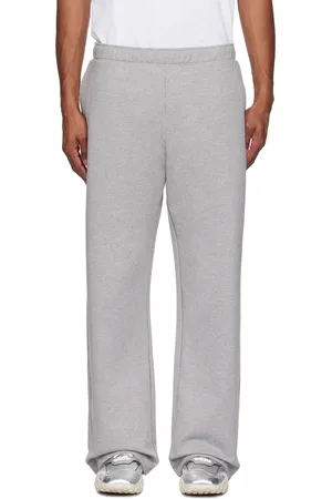 Marine Serre Gray Moon Logo Fleece Sweatpants