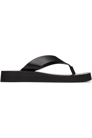 The Row Black Ginza Sandals