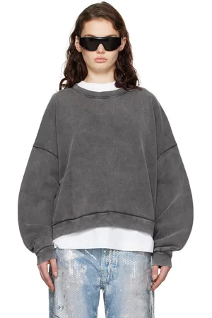 Acne Studios Gray Logo Patch Sweatshirt