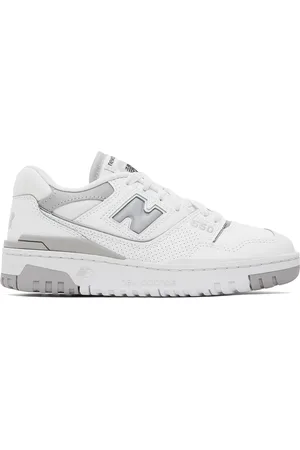 New Balance & Gray 550 Sneakers