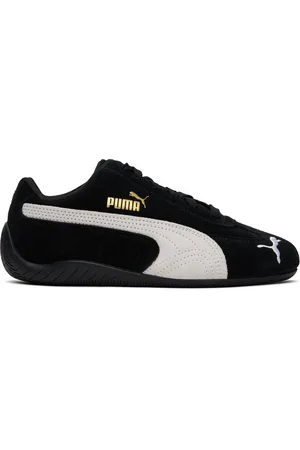 PUMA Black & White Speedcat OG Sneakers