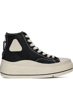 R13 Black Kurt High Top Sneakers