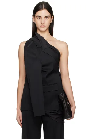 Maison Margiela Black Wool Tailoring Blazer