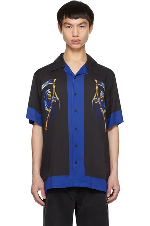 Stolen Girlfriends Club Black & Blue Grim Hearts Shirt