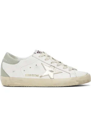 Golden Goose White Super-Star Classic Sneakers