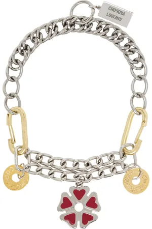 Chopova Lowena Silver Double Decker Necklace