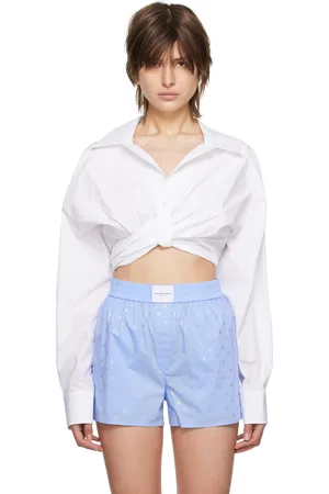 Alexander Wang White Gathered Shirt
