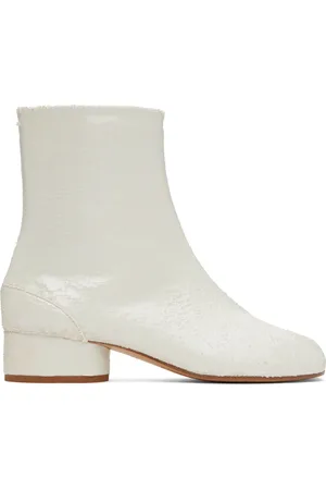 Maison Margiela White Tabi Ankle Boots