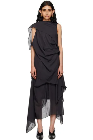 Issey Miyake Black Over The Body Blouse