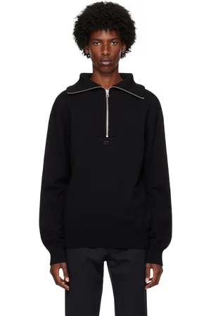 Courrèges Black Trucker Wool Sweater