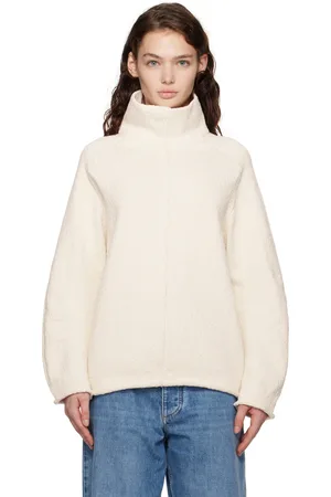 Bottega Veneta Off-White Compact Cotton Turtleneck