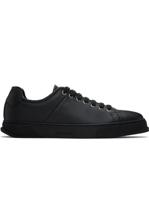 Salvatore Ferragamo Black Low Cut Sneakers