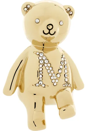 Max Mara Gold Shiny Bear Brooch