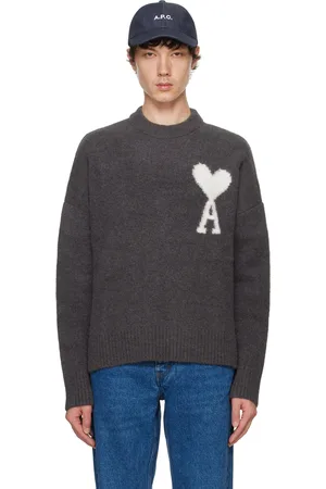 Ami Gray Ami De Cœur Sweater