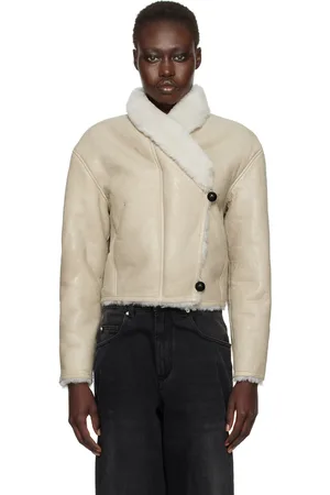 Isabel Marant Beige Eriana Shearling Jacket