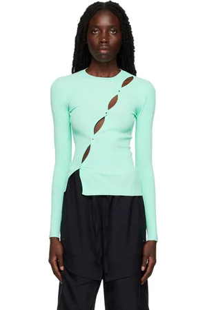 Paris Georgia SSENSE Exclusive Blue Lola Long Sleeve T-Shirt