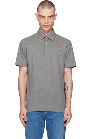 Ermenegildo Zegna Gray Pocket Polo