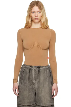 Diesel Tan T-Finne-Q2 Bodysuit