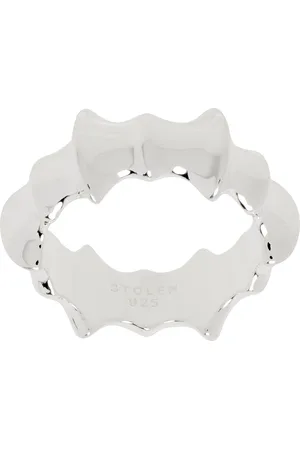 Stolen Girlfriends Club Silver Jagged Band Ring