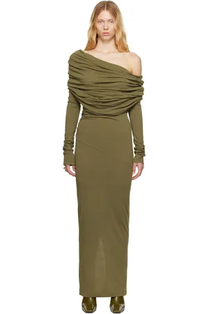 Entire Studios Khaki Bound Maxi Dress