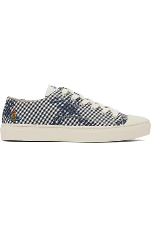 Vivienne Westwood Navy Low-Top Plimsoll Sneakers