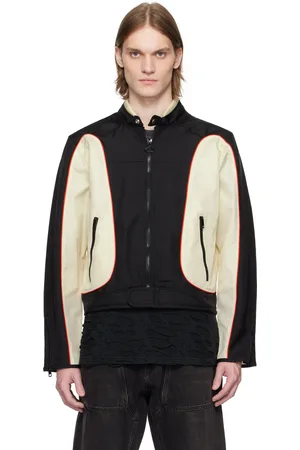 Diesel Off-White & Black J-Blink-A Jacket