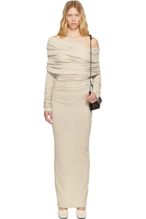 Entire Studios Taupe Bound Maxi Dress