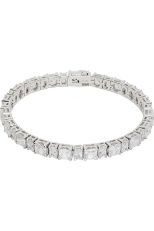 Hatton Labs Silver Puzzle Tennis Bracelet