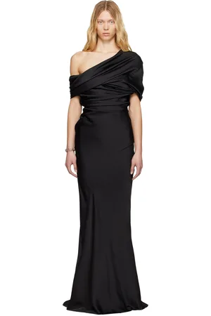 Entire Studios Black Sleeveless Bound Maxi Dress